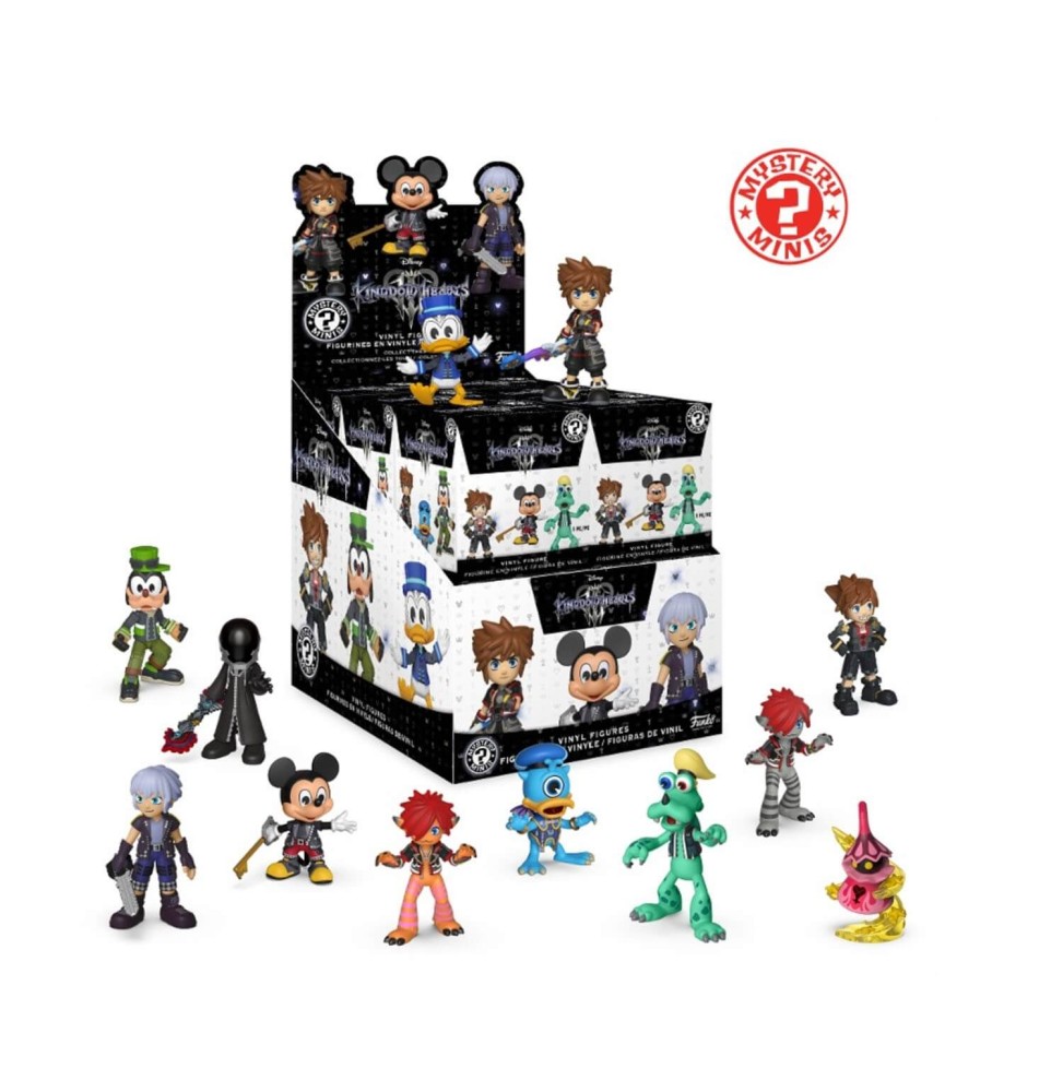 Figurine Disney Kingdom Hearts 3 Mystery Minis - 1 Boîte Au Hasard