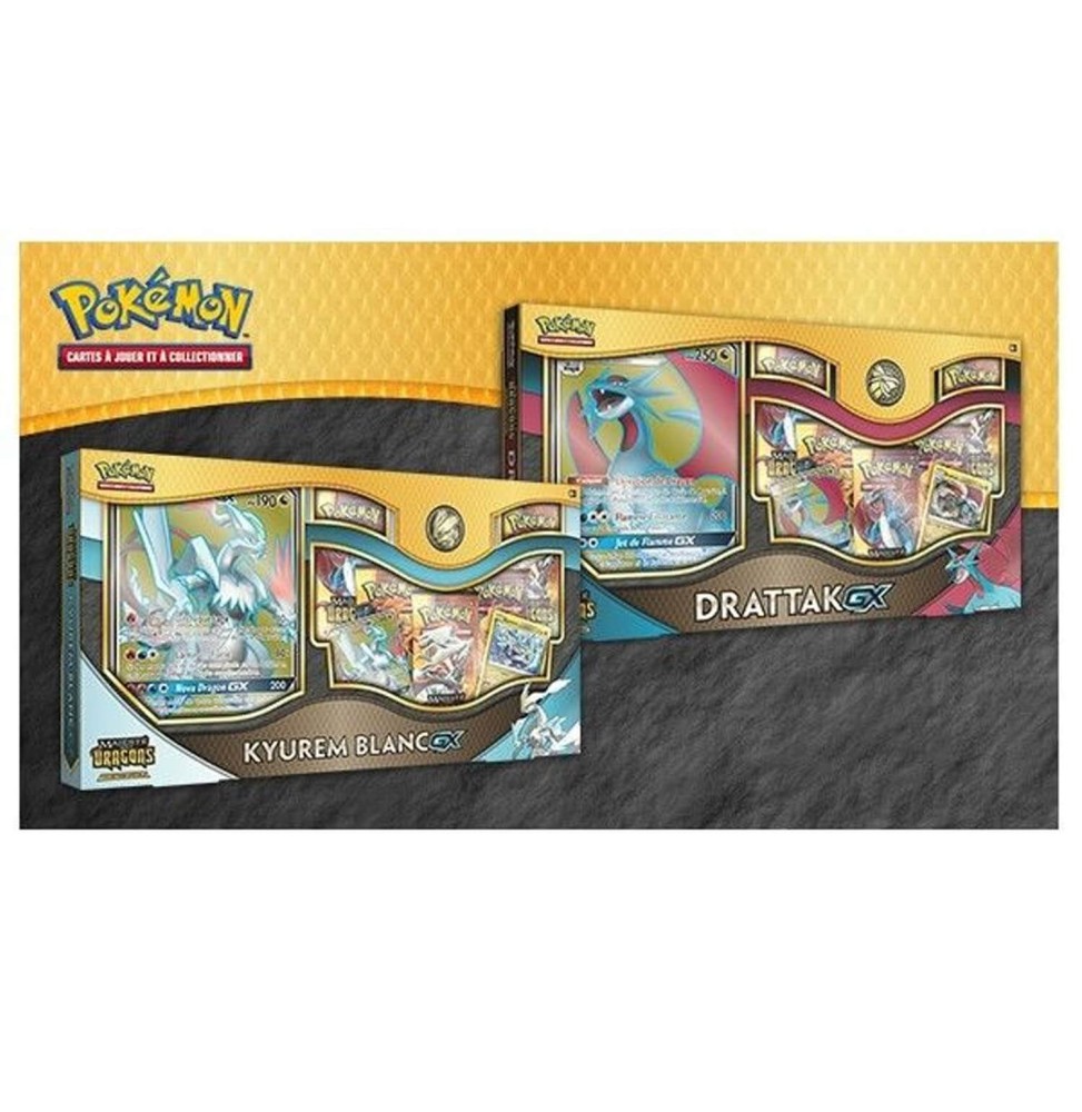 Coffret Pokemon -Drattak/Kyurem Blanc GX Aléatoire