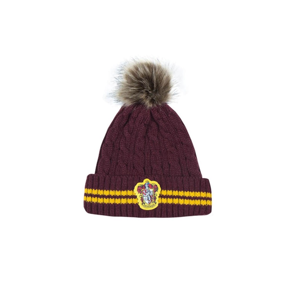 Bonnet Harry Potter - Gryffondor pourpre et or