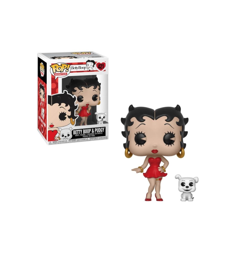 Figurine Betty Boop - Betty Boop & Pudgy Pop 10cm