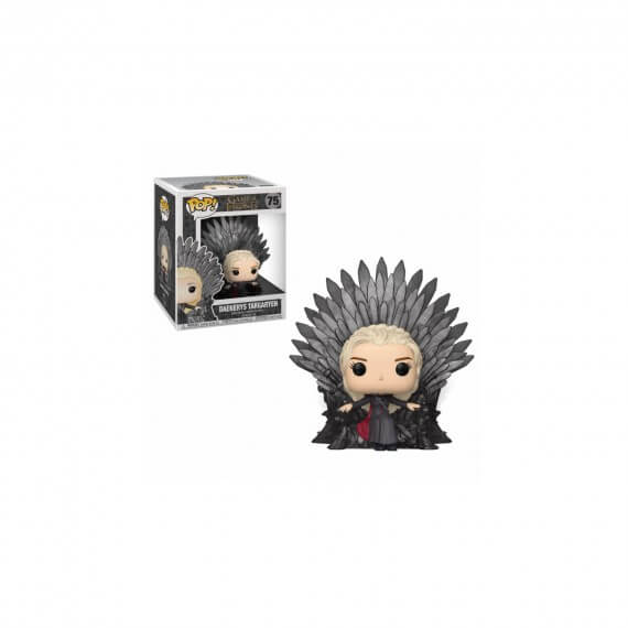 Figurine Game Of Thrones - Daenerys Targaryen On Iron Throne Pop 15cm
