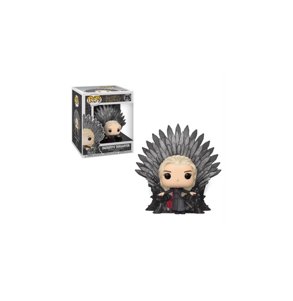 Figurine Game Of Thrones - Daenerys Targaryen On Iron Throne Pop 15cm