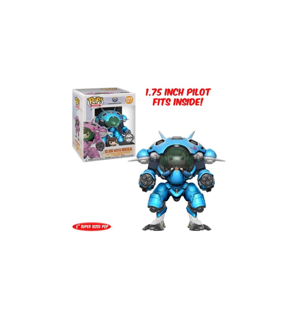 Figurine Overwatch - D-Va Blueberry Exclu Oversized Pop 15cm