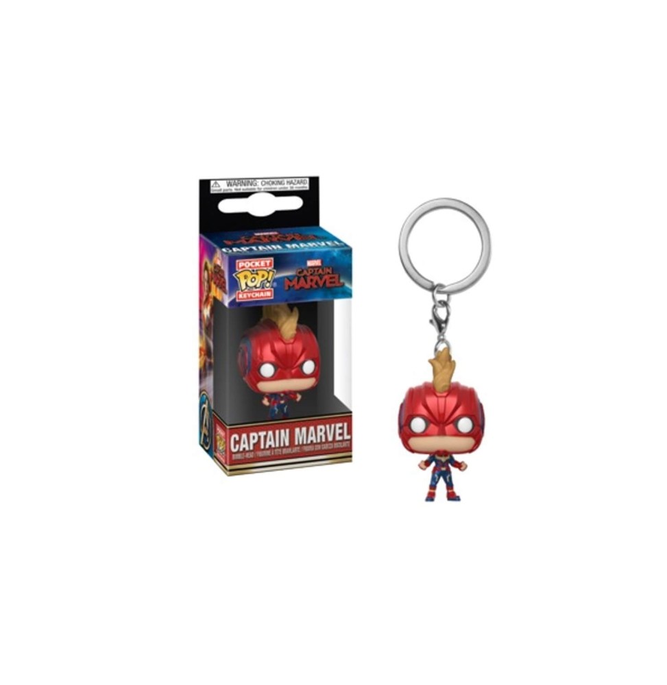 Porte Clé Marvel Captain Marvel Movie - Captain Marvel Pocket Pop 4cm