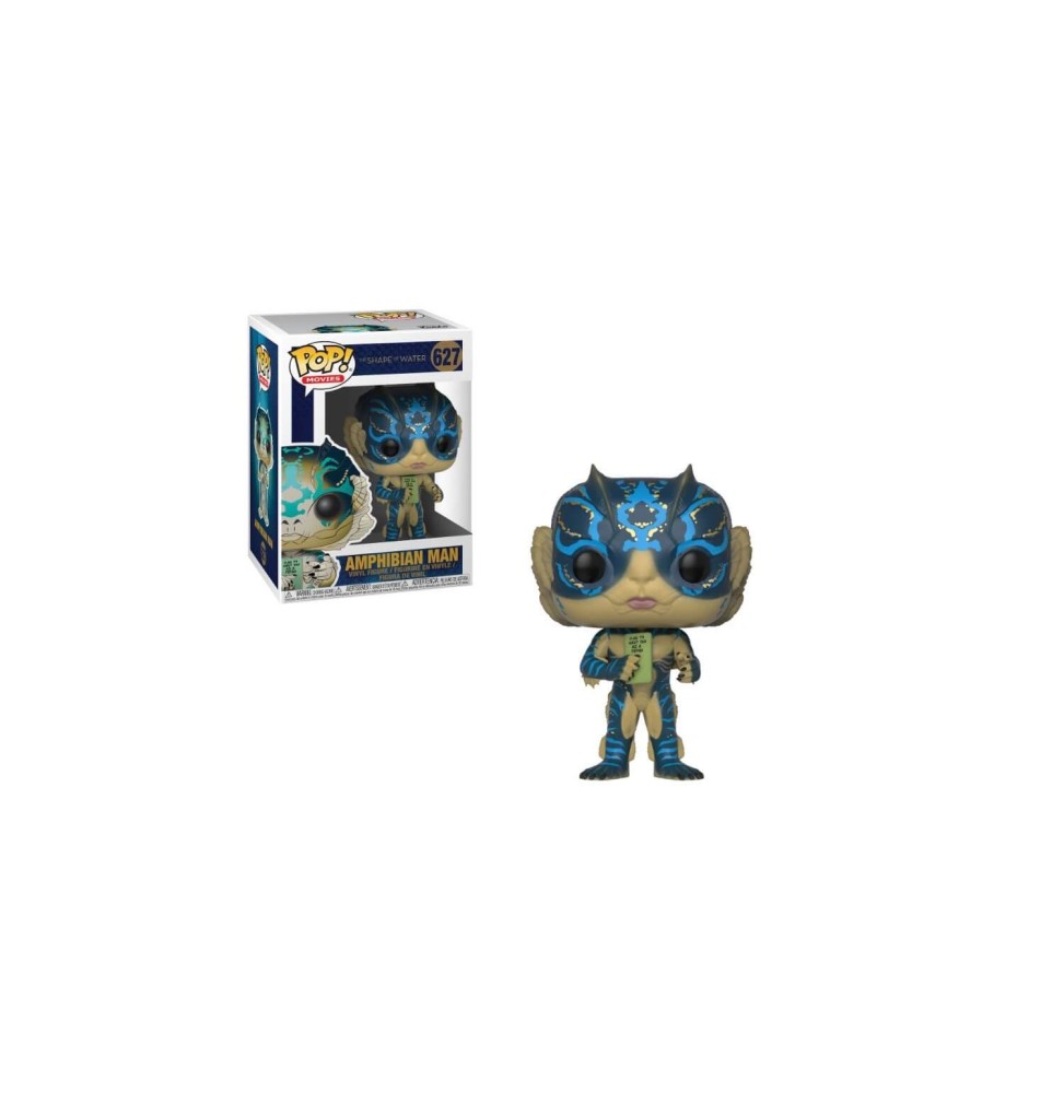 Figurine Shape Of Water - Amphibian Man With Card Pop 10cm