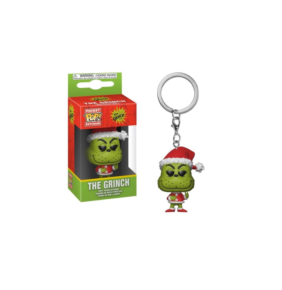 Figurine The Grinch - Santa Grinch Exclu Pocket Pop 4cm