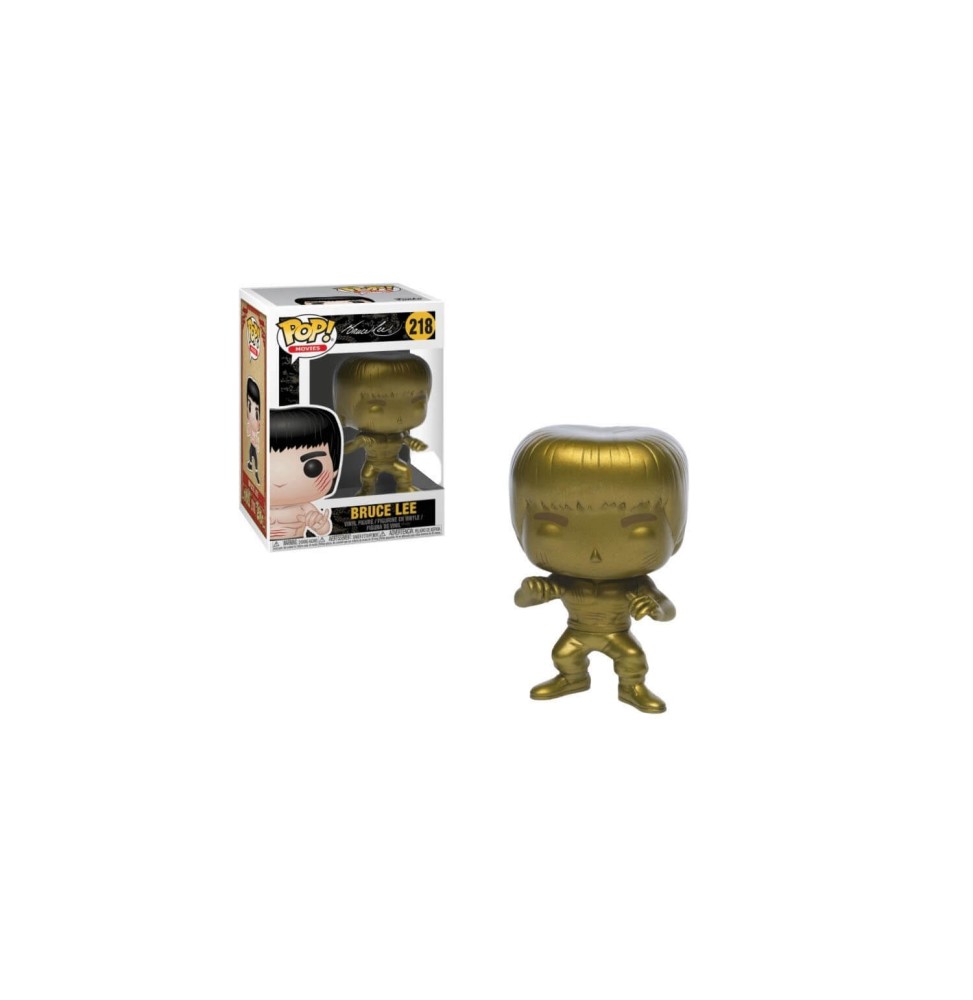 Figurine Bruce Lee - Bruce Lee Gold Exclu Pop 10cm