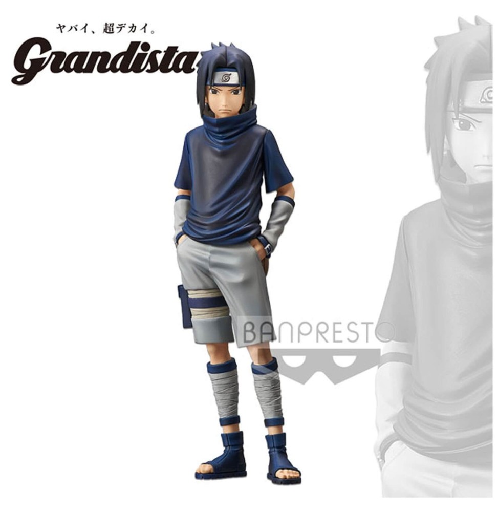 Figurine Naruto Shippuden - Uchiha Sasuke Vers 2 Grandista Shinobi Relations 24cm