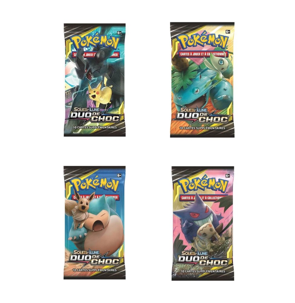 Pokemon - Booster Lune et Soleil Duo de Choc - Modele Aleatoire