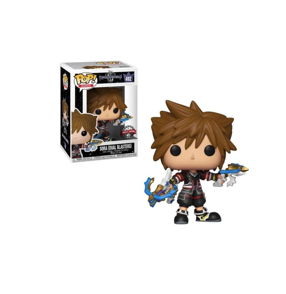 Figurine Disney Kingdom Hearts 3 - Sora Dual Blasters Exclu Pop 10cm