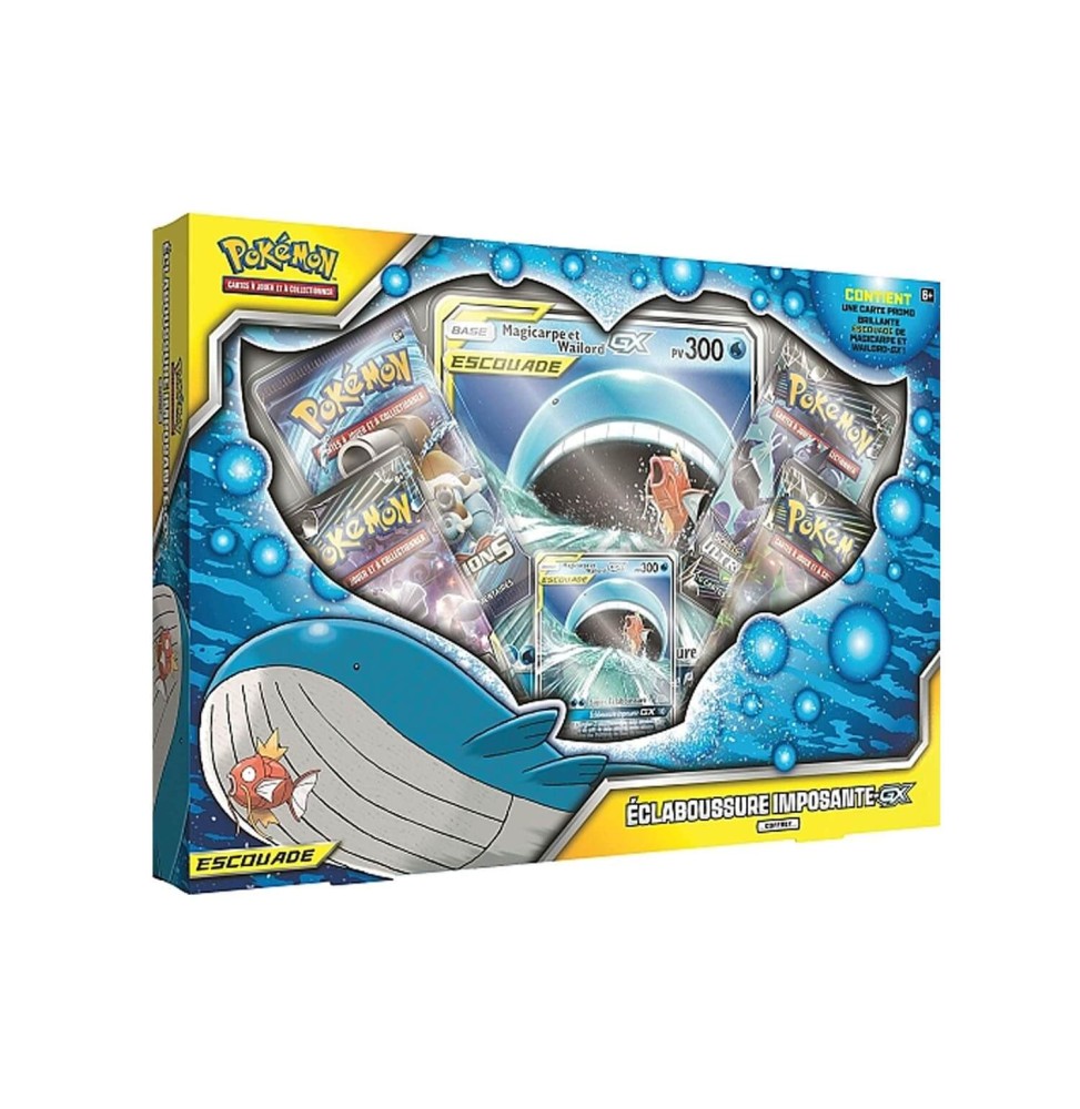 Pokemon - Pack 4 Booster Eclaboussure Imposante GX + Carte Promo Escouade