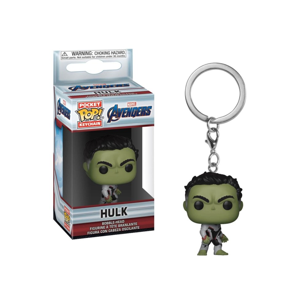 Porte Clé Marvel Avengers Endgame - Hulk Pocket Pop 4cm