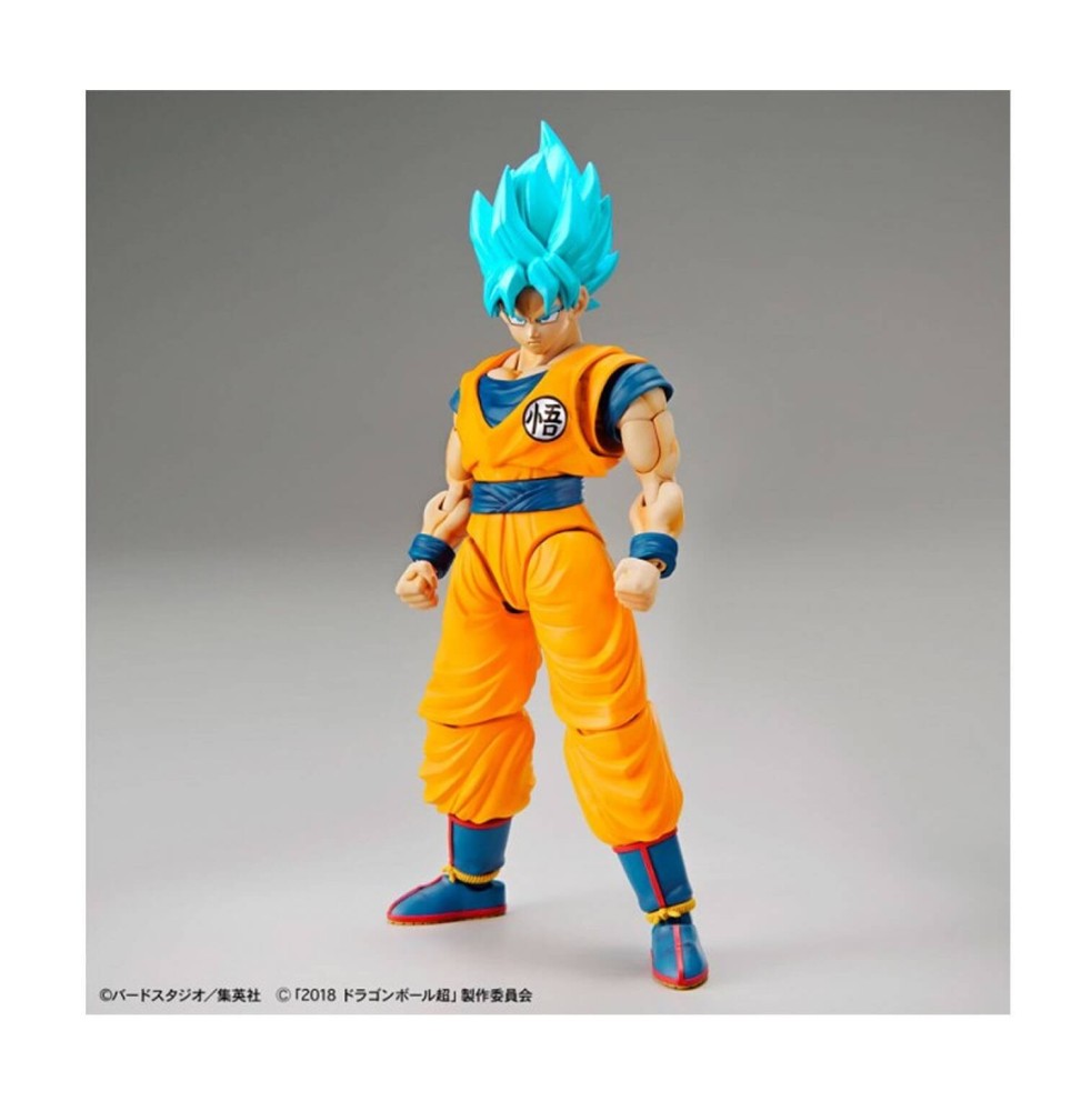 Maquette DBZ - Super Saiyan God Blue Son Gokou Special Color Figure-Rise 18cm