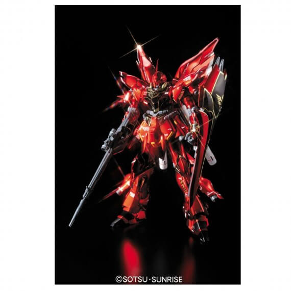 Maquette Gundam - MSn-06S Sinanju Ver Ka Titanium Finish MG 1/100 18cm