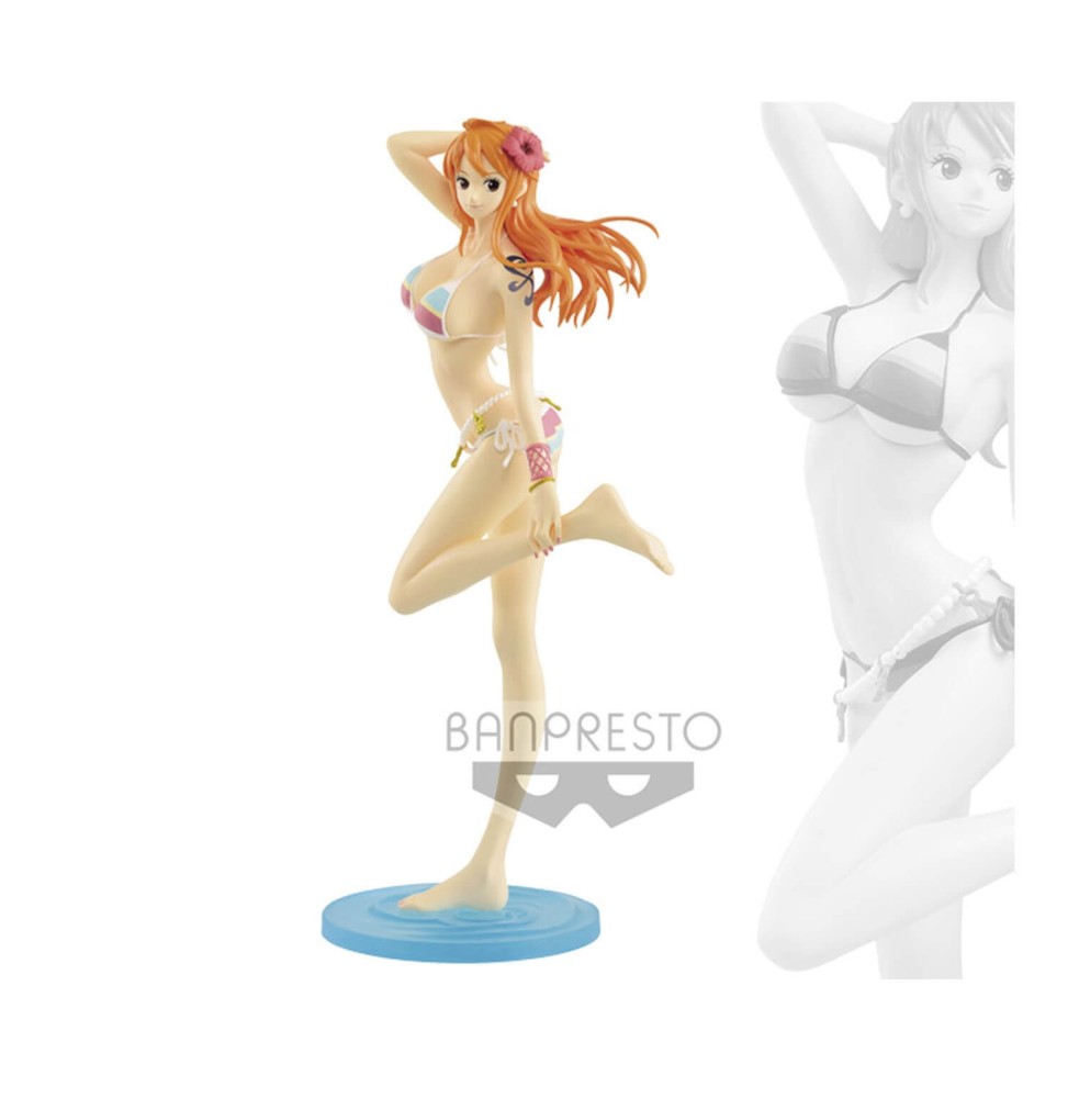 Figurine One Piece - Walk Style Nami Ver B Glitter & Glamours 25cm