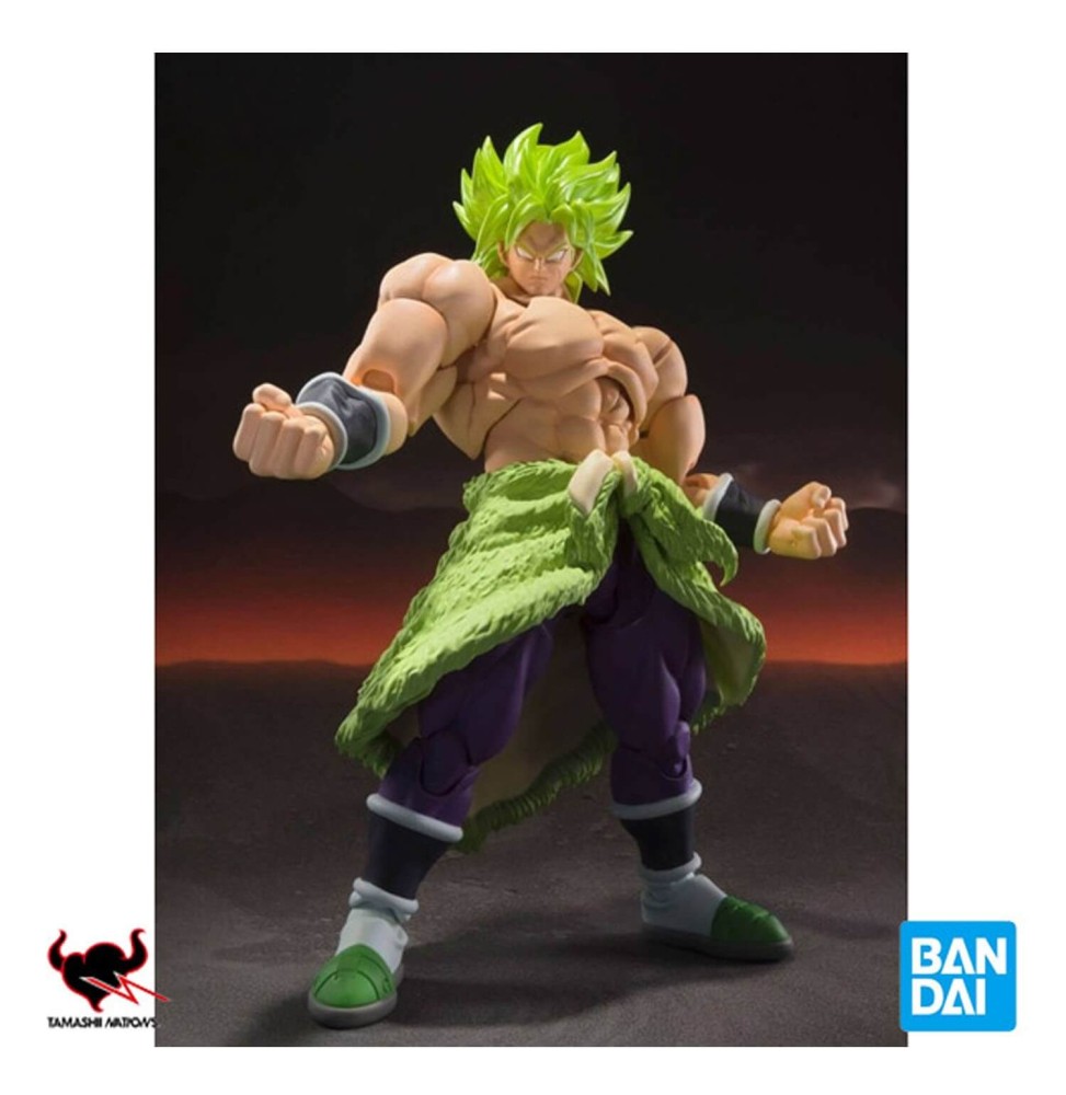 Figurine DBZ - Super Saiyan Broly Fullpower SH Figuarts 22cm