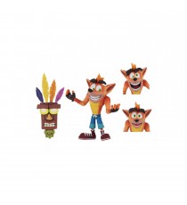 Figurine Crash Bandicoot - Crash & Aku Aku Ultra Deluxe 15cm