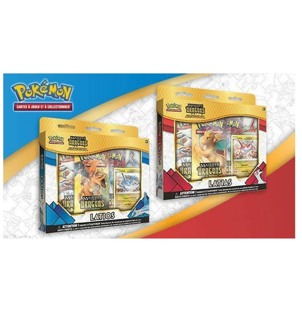 Lot Pokemon - Pack Booster Majeste Des Dragons Latios et Latias