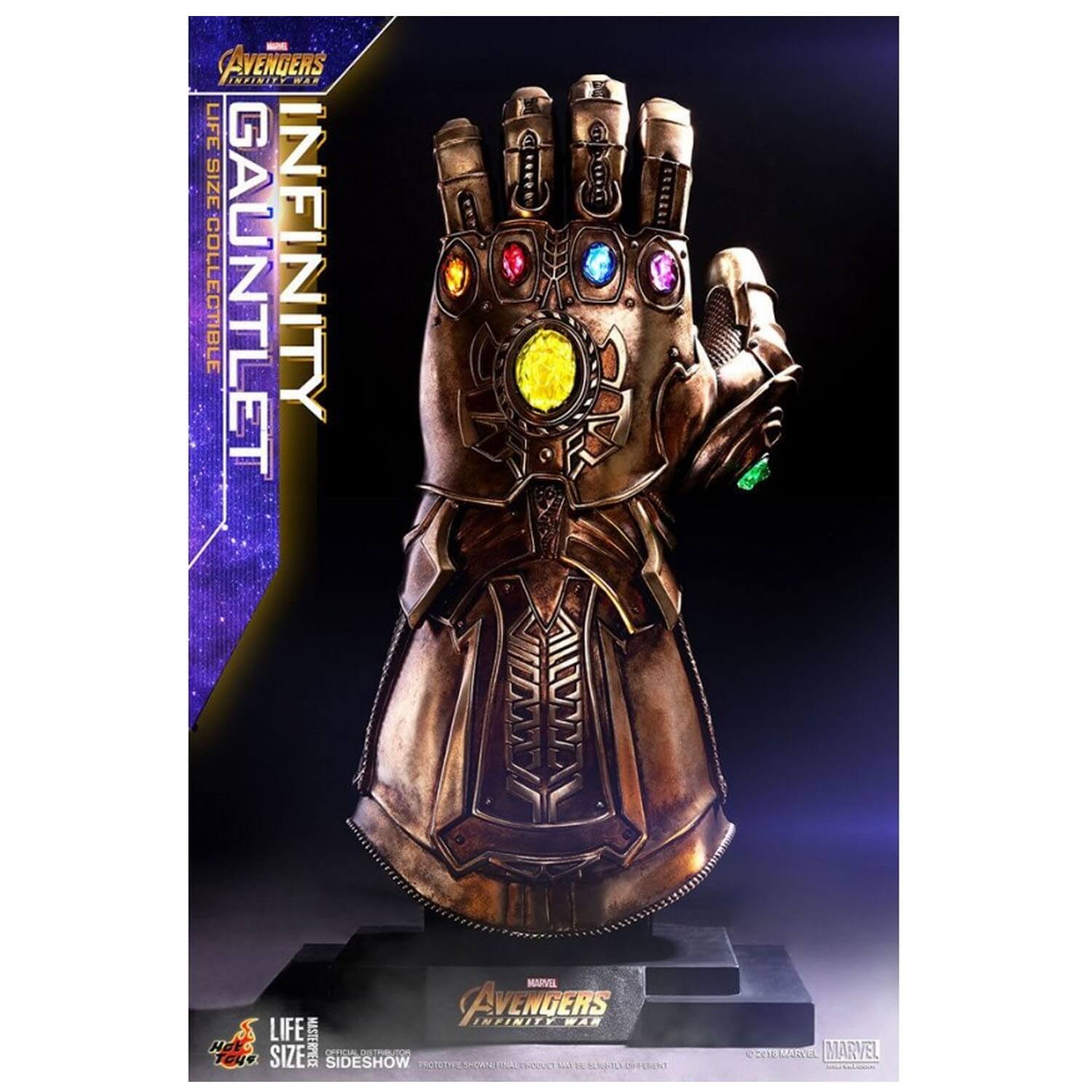Réplique Marvel - Gant D'infinité De Thanos Taille Réelle 68cm - Ho