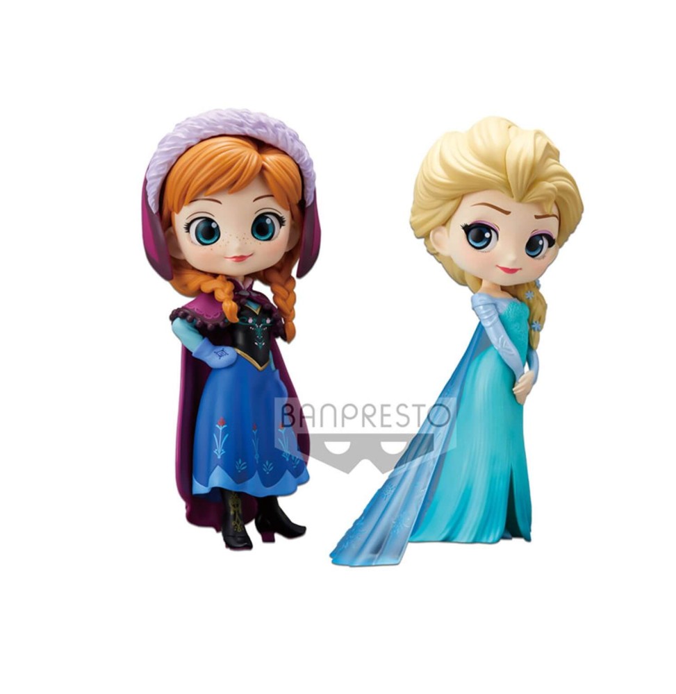 Figurine Disney - 2-Pack Anna & Elsa Q Posket 14cm