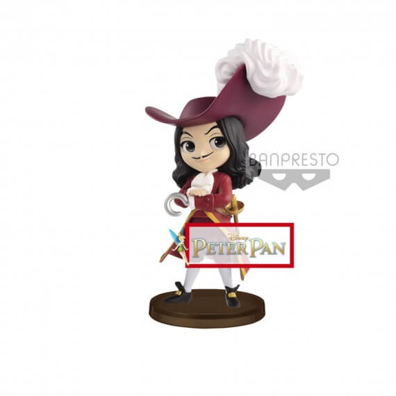 Figurine Disney Peter Pan - Capitaine Crochet Q Posket Petit Villain 7cm