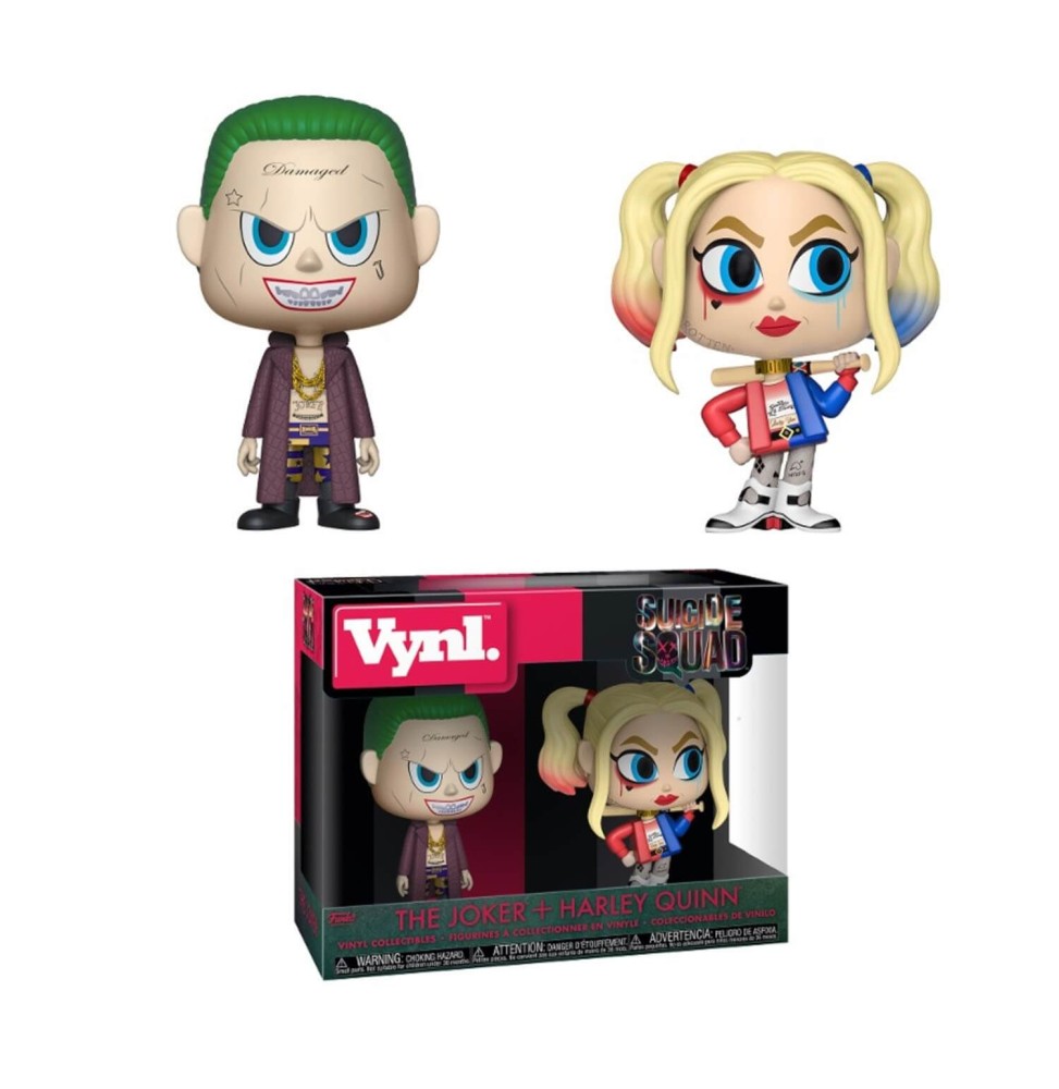 Figurine DC Heroes Suicide Squad - 2-Pack Joker & Harley Quinn Vynl 10cm