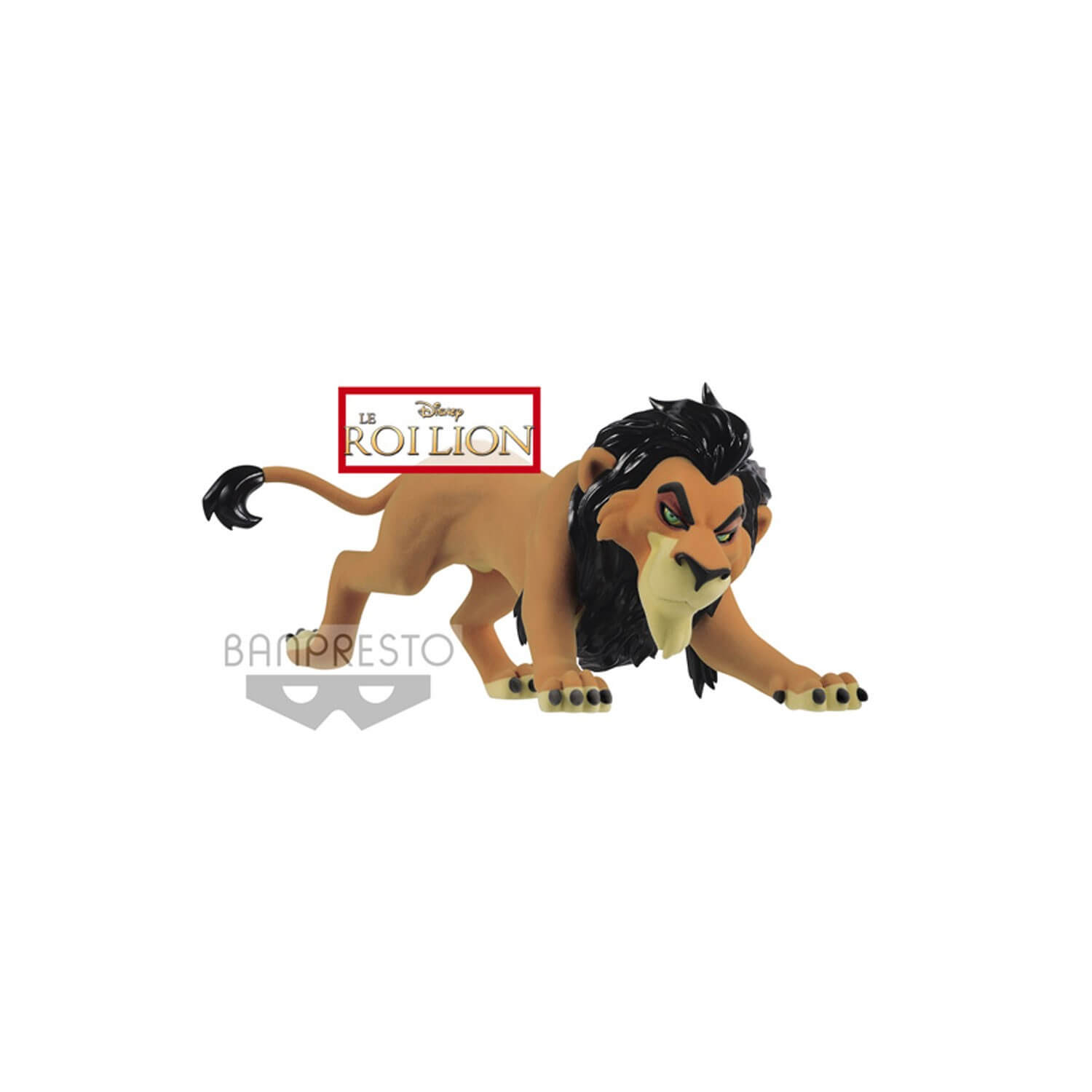 Figurine Disney - Roi Lion Scar Fluffy Puffy 7cm - Banpresto