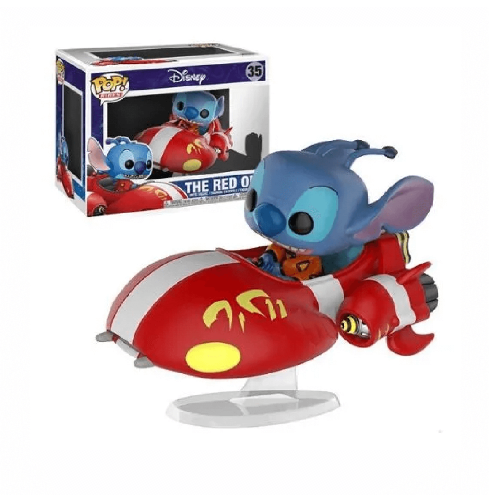 Figurine Disney - Stitch On Red One Exclu Pop Rides 15cm