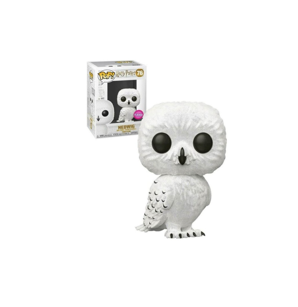 Figurine Harry Potter - Hedwig Flocked Exclu Pop 10cm