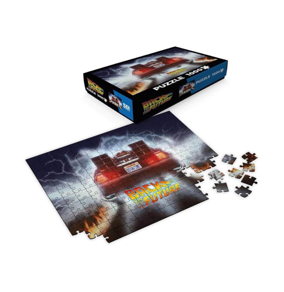 Puzzle Retour Vers Le Futur - delorean Out A Time 1000pcs