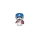 Figurine Marvel Holiday - Captain America Snowman Pop 10cm