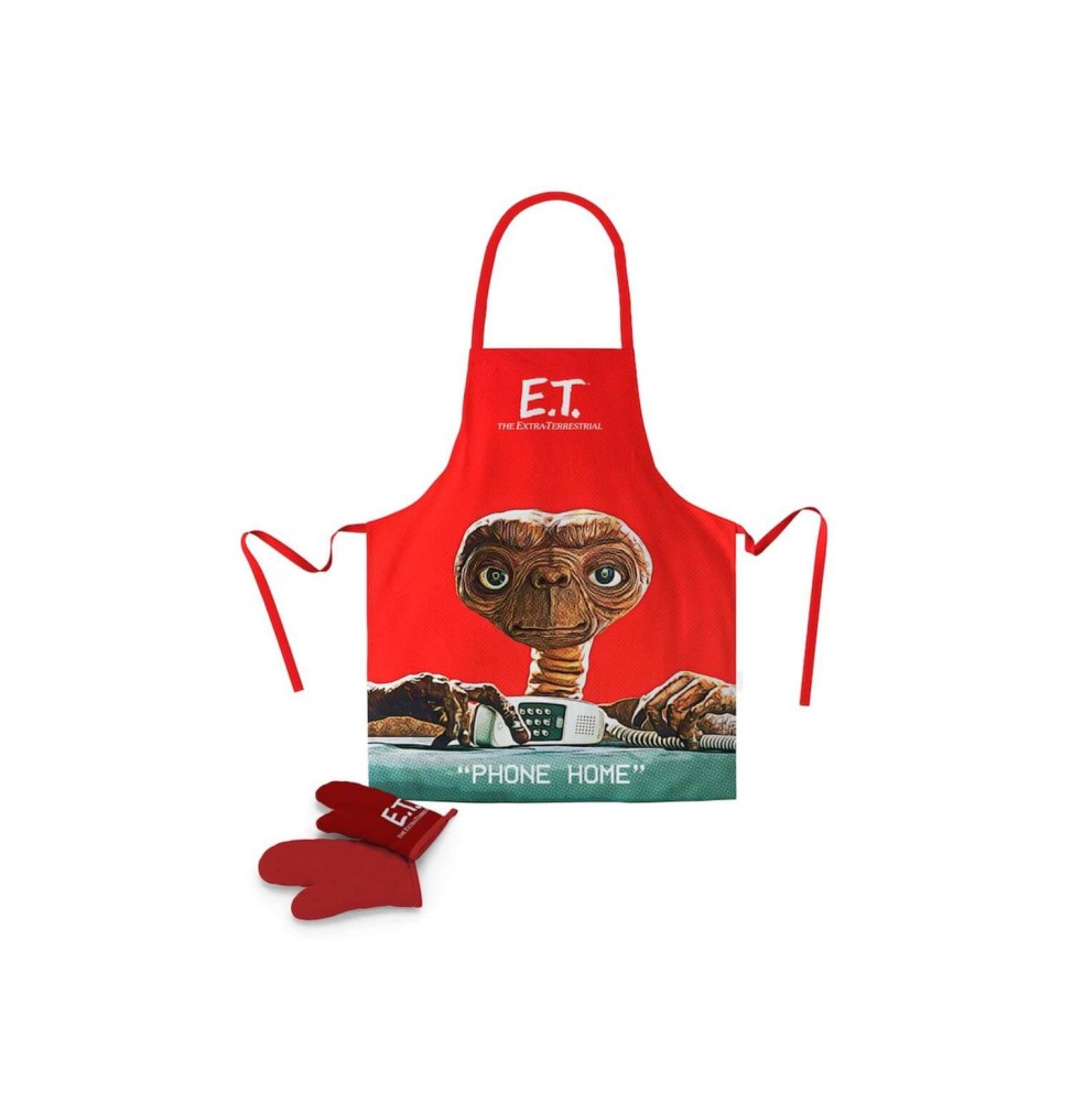 Tablier + Gant De Cuisine E.T. Phone Home