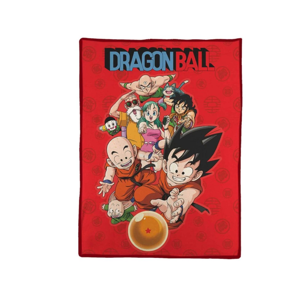 Plaid Polaire DBZ - Personnages 100X150cm