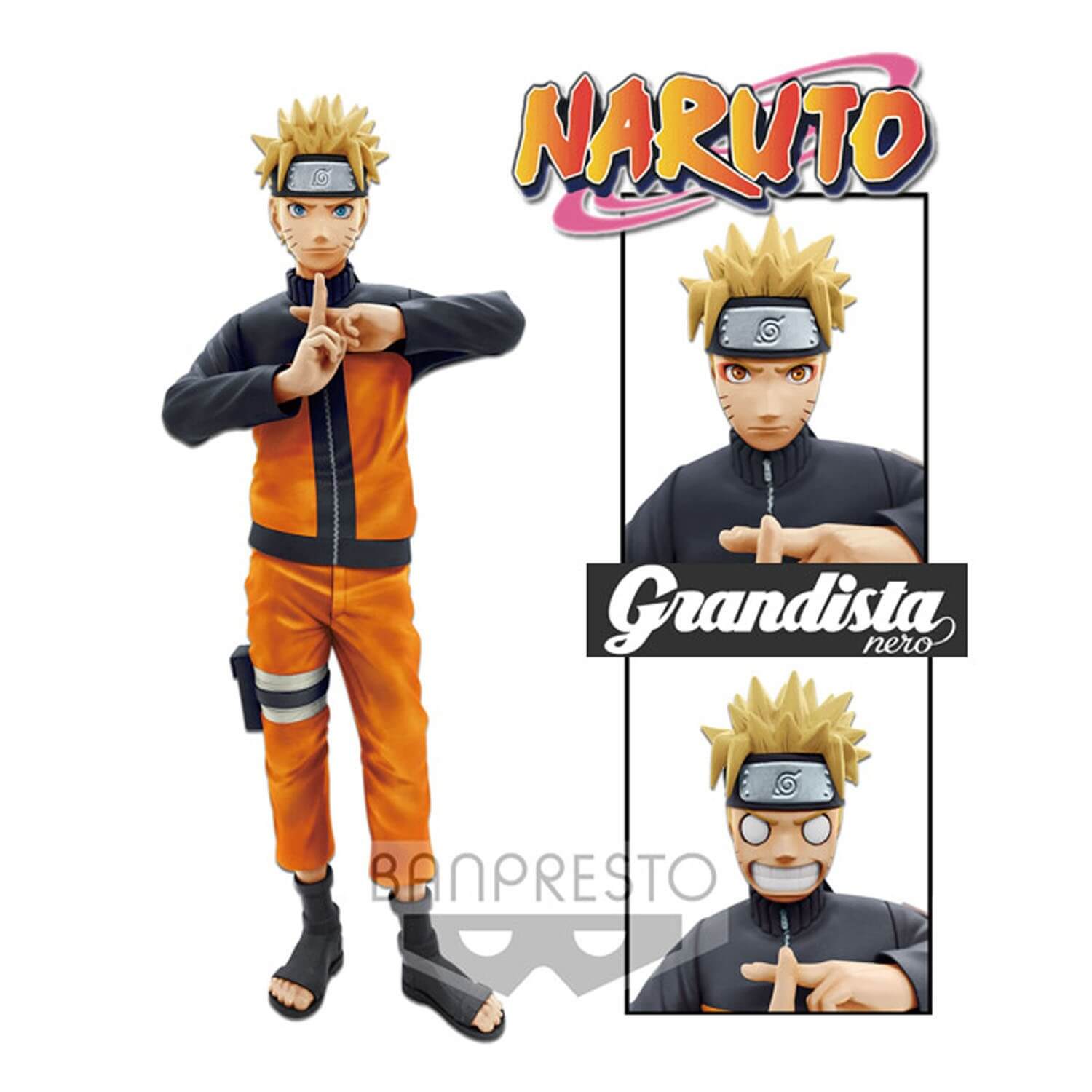 Naruto Shippuden Grandista Nero - Figurine Naruto Uzumaki Manga