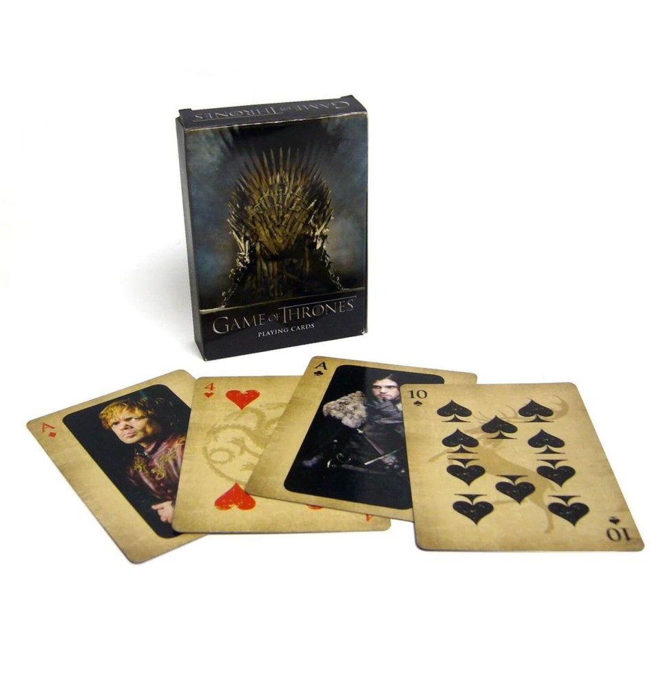 Jeu de 52 Cartes Game of Thrones