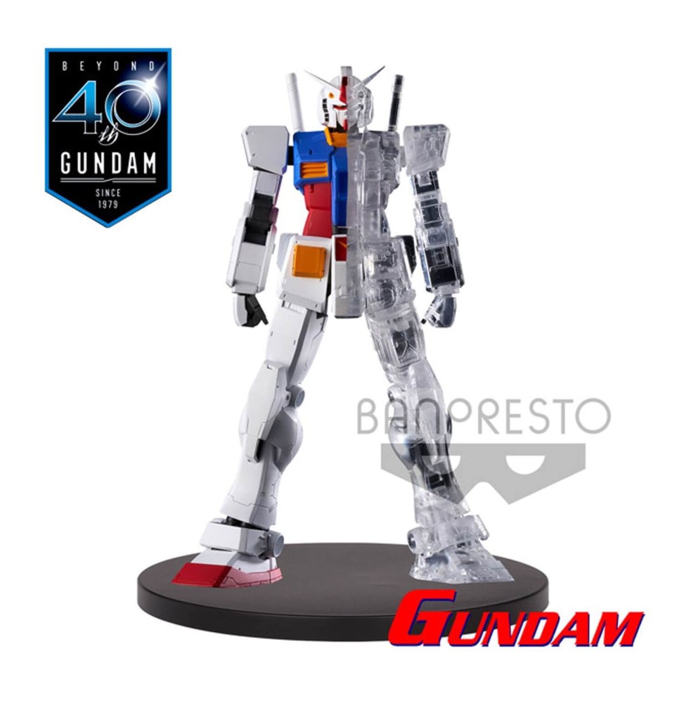 Figurine Gundam - RX 78-2 Half Clear Internal Structure 14cm