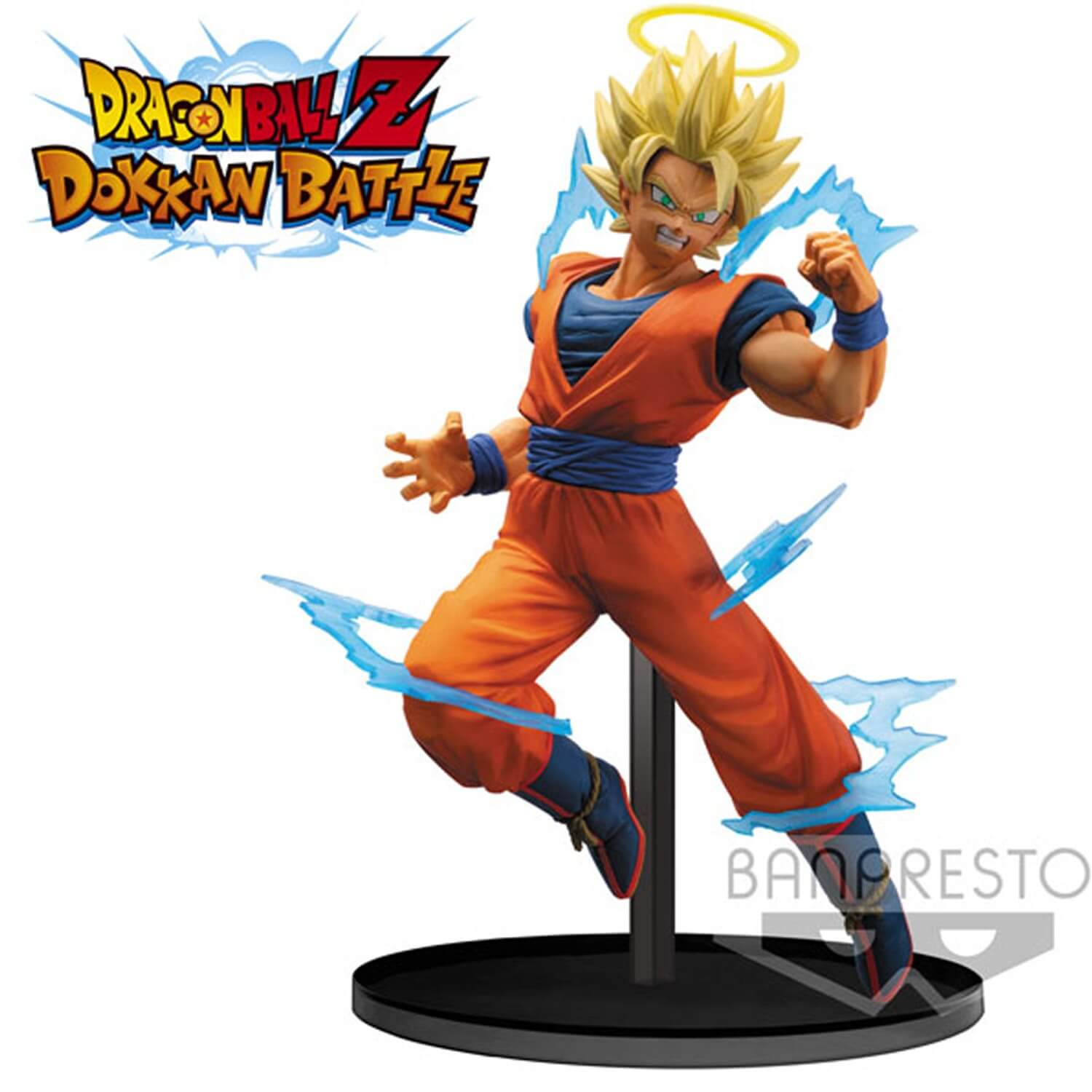 Figurine DBZ - Super Saiyan 2 Goku Doken Battle 15cm - Banpresto