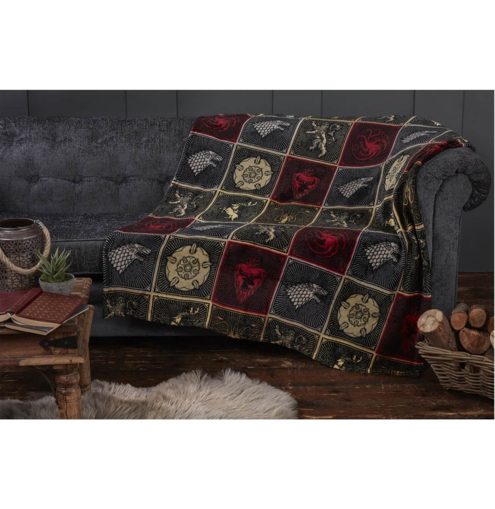 Plaid Game Of Thrones - Sigils 120x150cm