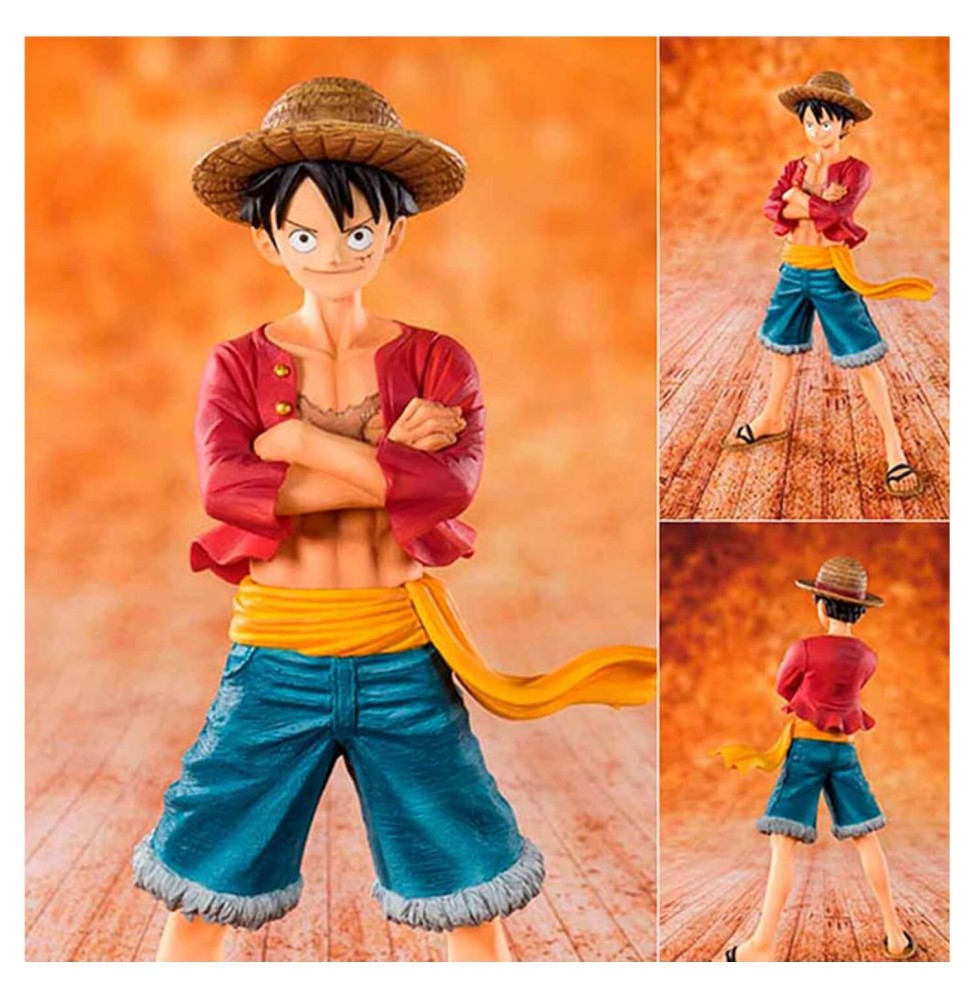 Figurine One Piece - Monkey D Luffy Straw Hat 14cm