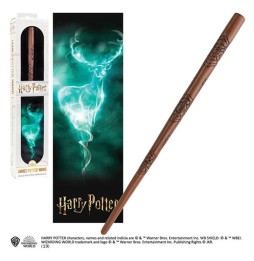 Replique Harry Potter - Baguette Magique James Potter avec marque-page 3D  30 cm