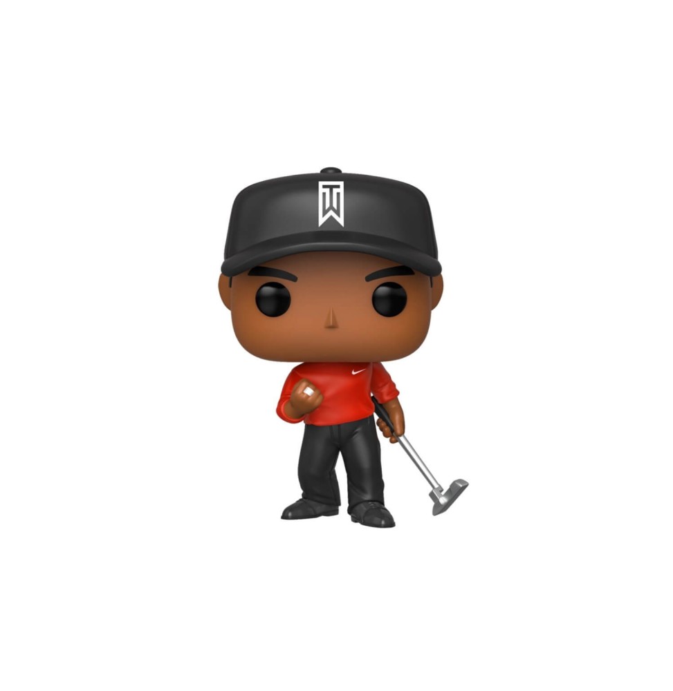 Figurine Sport - Tiger Woods Red Shirt Pop 10cm