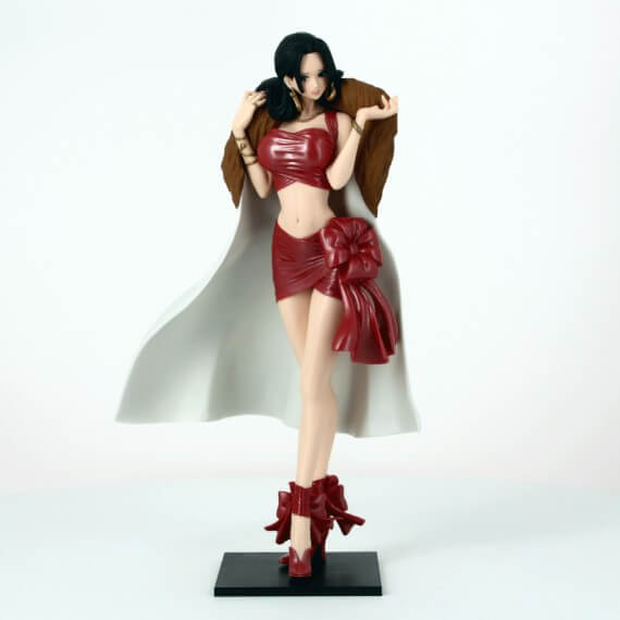 Figurine One Piece - Boa Hancock Christmas Rouge Et Blanche Glitter & Glamours 25cm