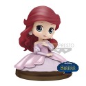 Figurine Disney - Ariel Assise Robe Rose Qposket 4cm