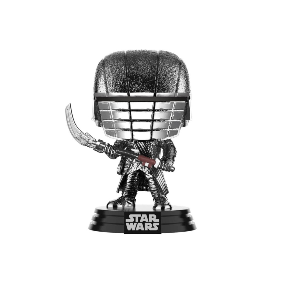 Figurine Star Wars Episode 9 - Knight Of Ren Scythe Hematite Chrome Pop 10cm