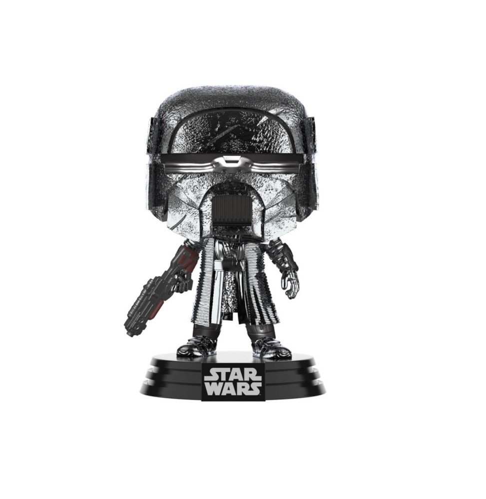 Figurine Star Wars Episode 9 - Knight Of Ren Blaster Hematite Chrome Pop 10cm