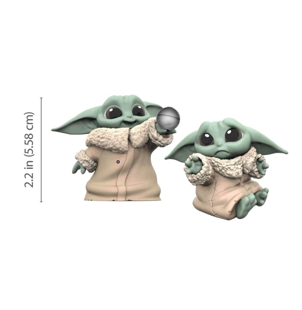 Figurine Star Wars Mandalorian - 2-Pack The Child Baby Yoda Boule + Tristesse 6cm