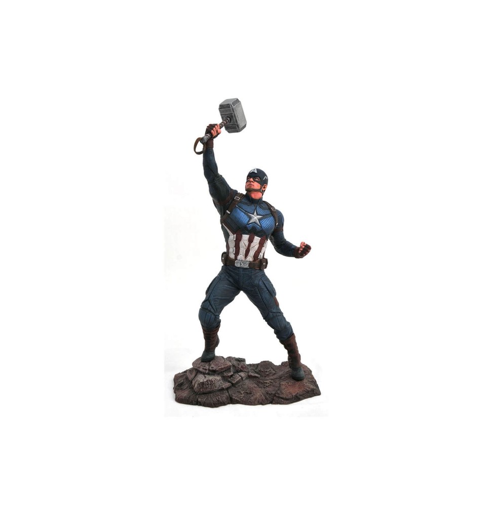 Figurine Marvel Gallery - Captain America Mjolnir Endgame 23cm