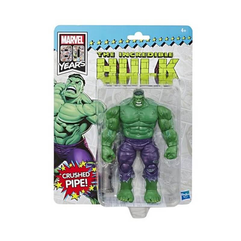Figurine Marvel Vintage 80S - Green Hulk Exclusive SDCC 18cm - Hasbro