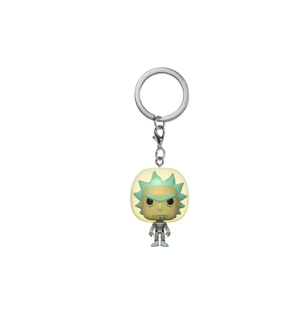 Porte Clé Rick And Morty - Rick In Space Suit Pocket Pop 4cm