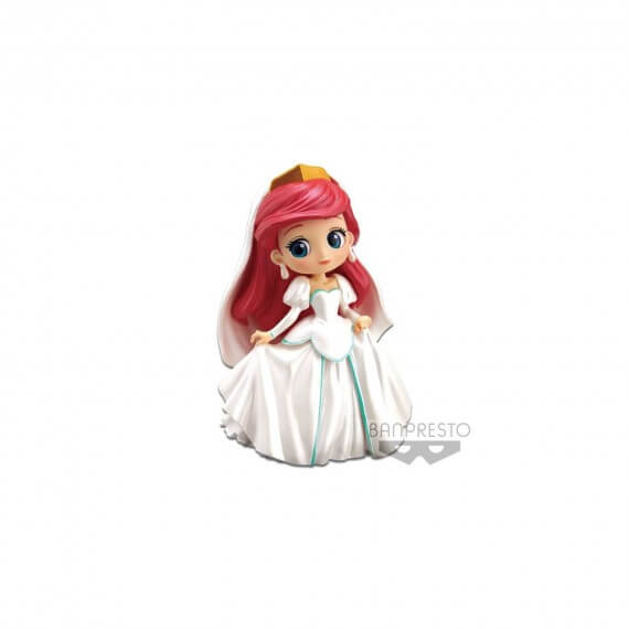 Figurine Disney - Ariel Robe Blanche Qposket 7 cm